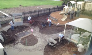 Replacing Playground mulch