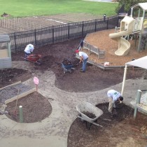 Replacing Playground mulch